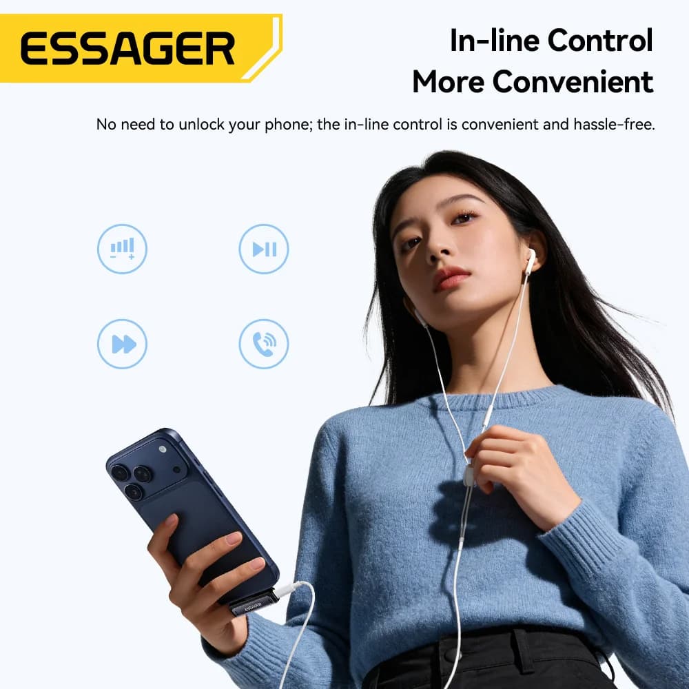 Adaptor USB-C na 3,5 mm audio in polnjenje