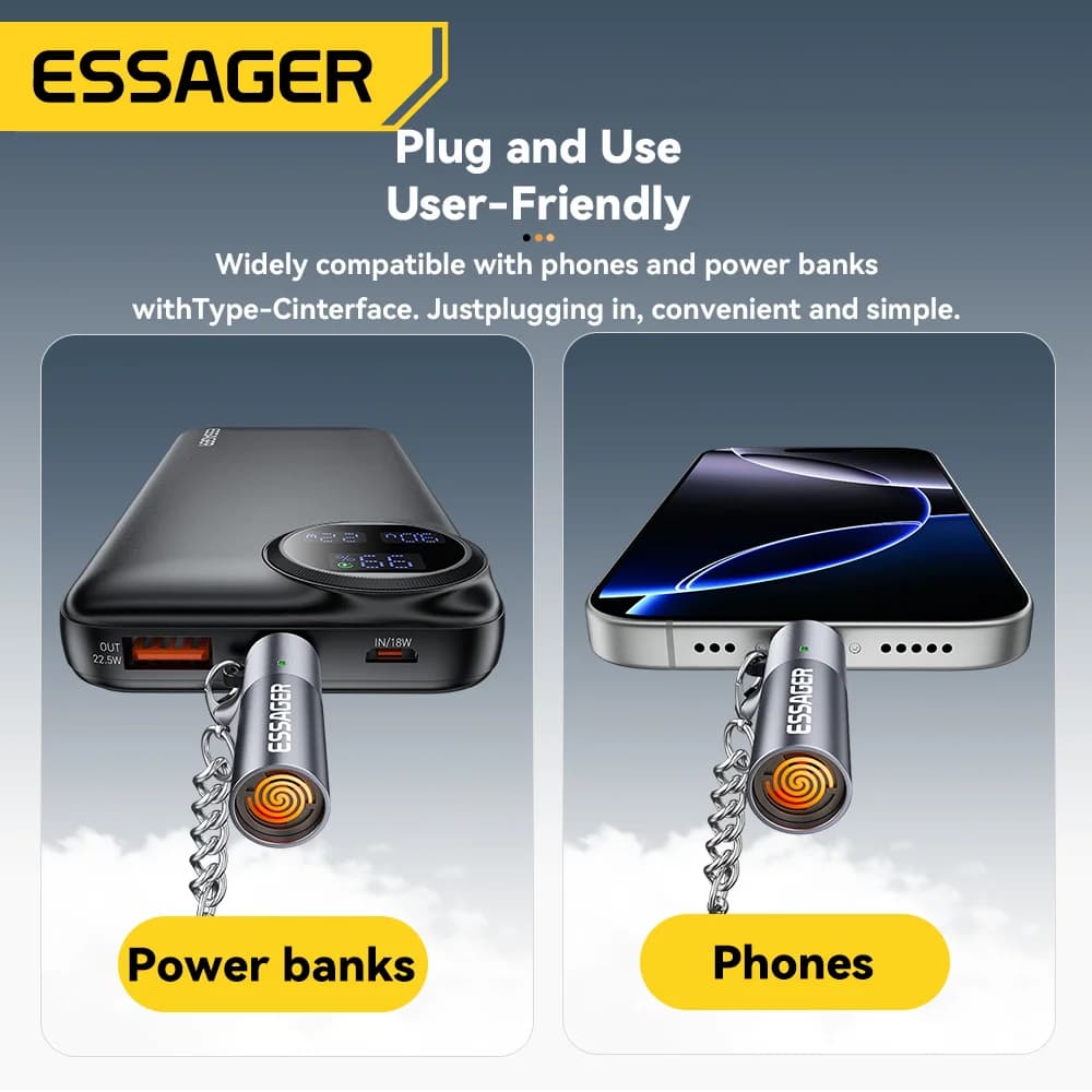 Mini USB-C prižigalnica z volframovo žico