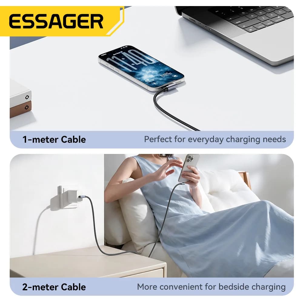 Lokasti 100W USB-C na USB-C kabel za hitro polnjenje