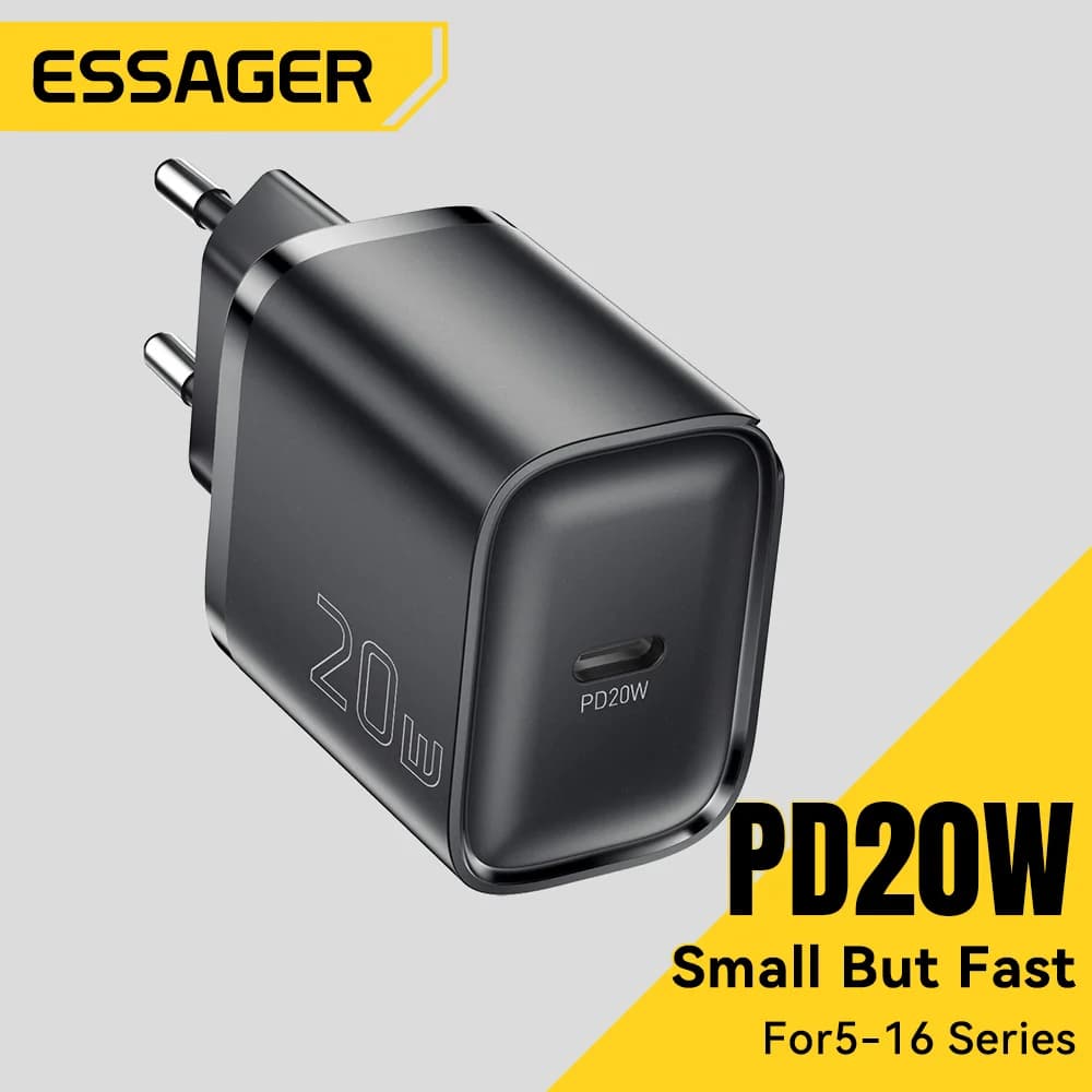 Mini stenski polnilec USB-C PD 20W