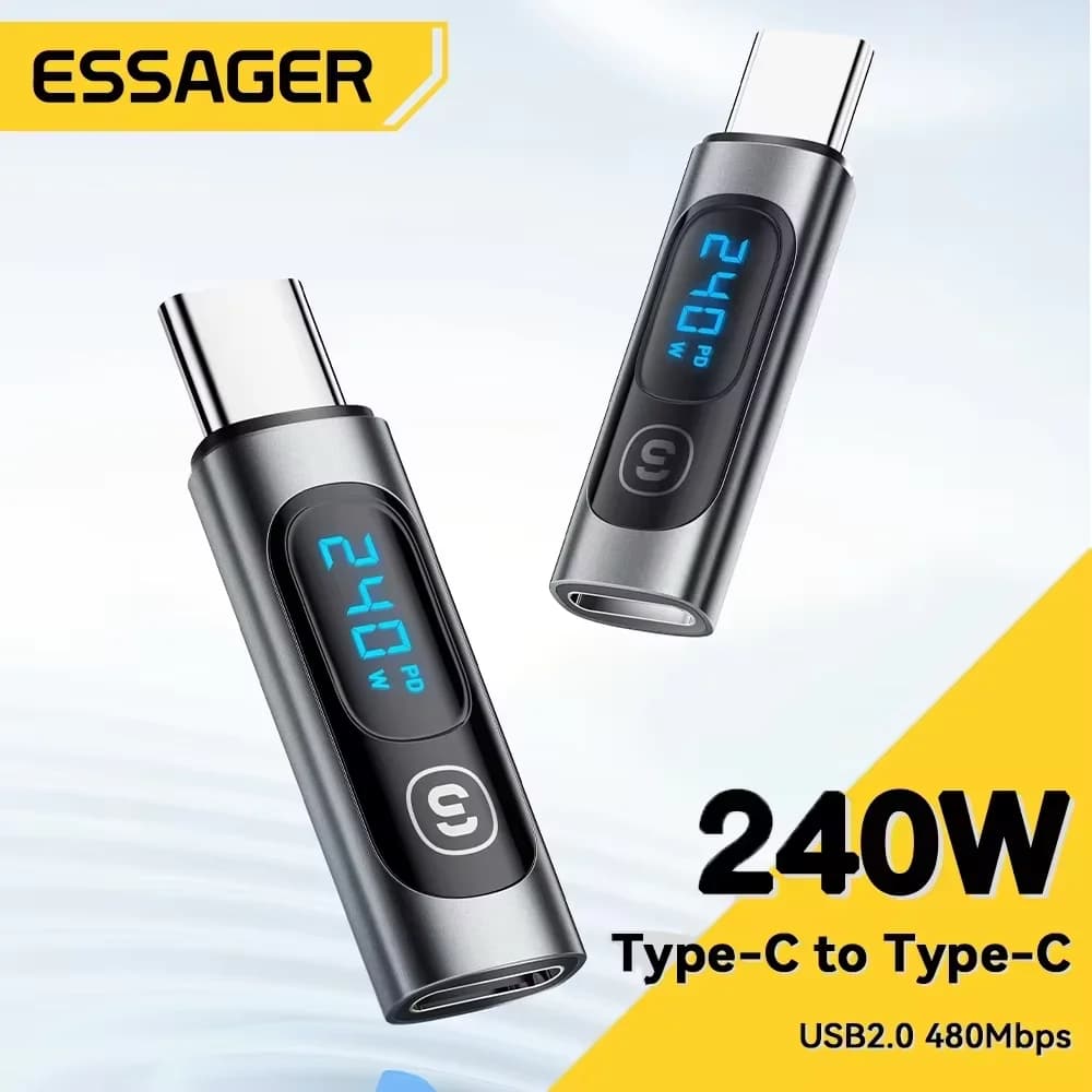 USB-C na USB-C OTG adapter s digitalnim zaslonom