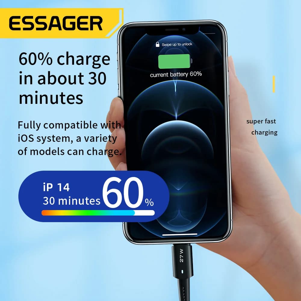 Hitri polnilni kabel USB-C na Lightning 27W