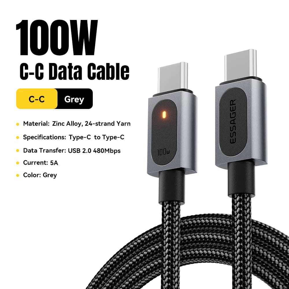 Kabel za hitro polnjenje USB-C na USB-C 100W