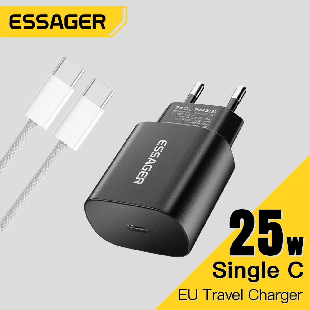 25W USB-C PD hitri polnilec
