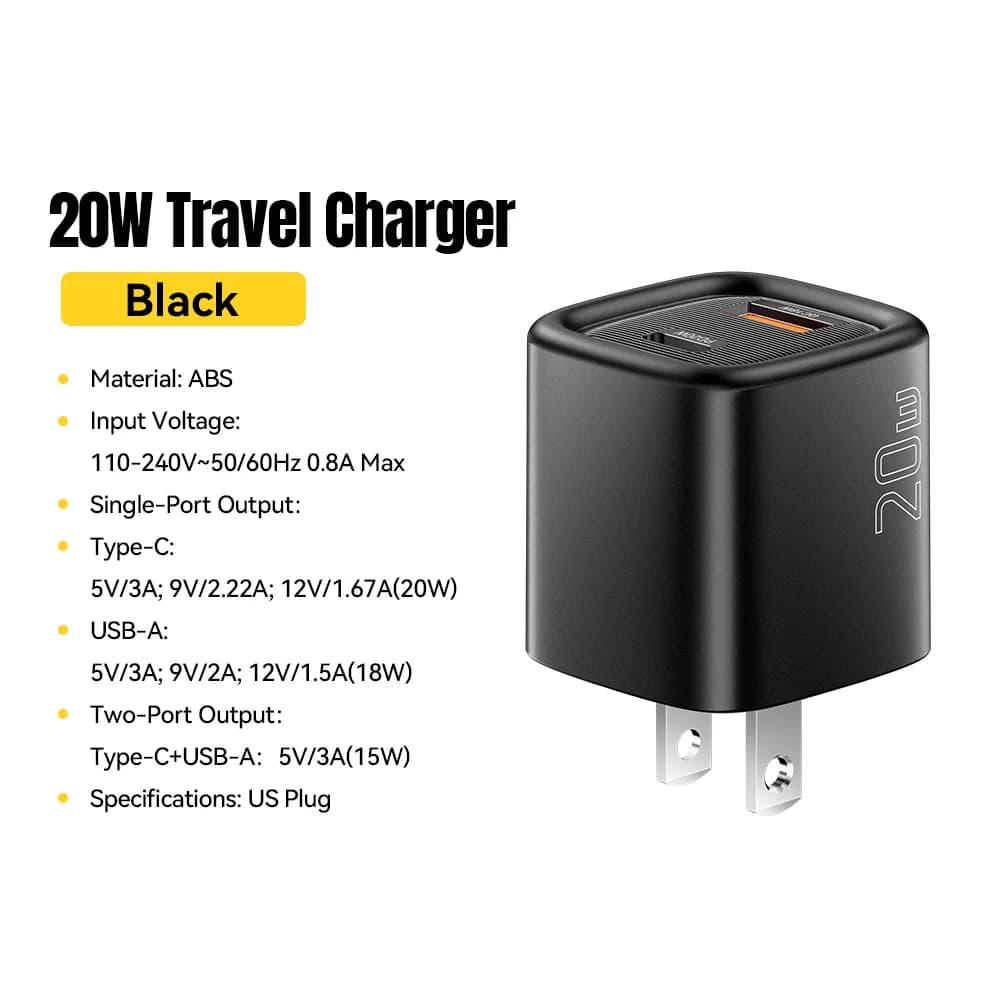 Hitri polnilec USB-C PD, 20W