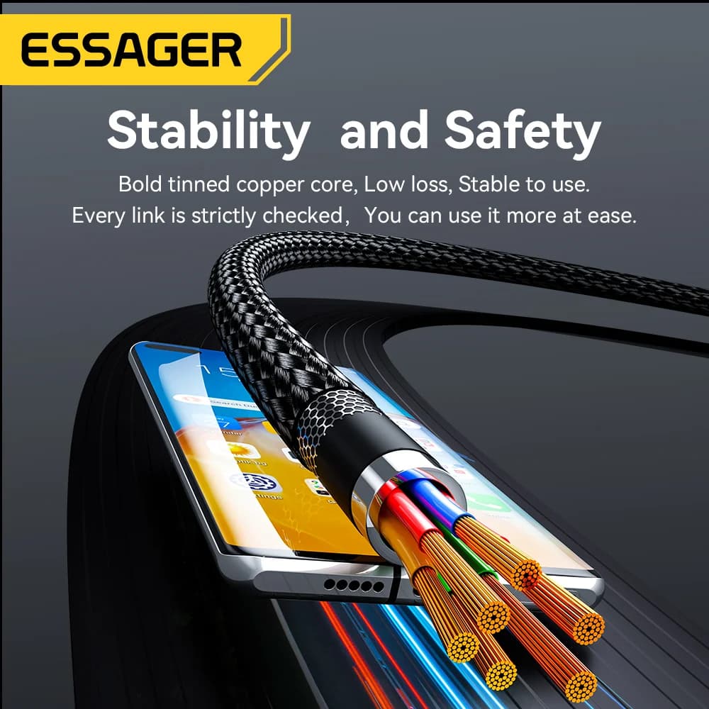 Kabel USB-C na USB-C, 240W, kot 90 stopinj