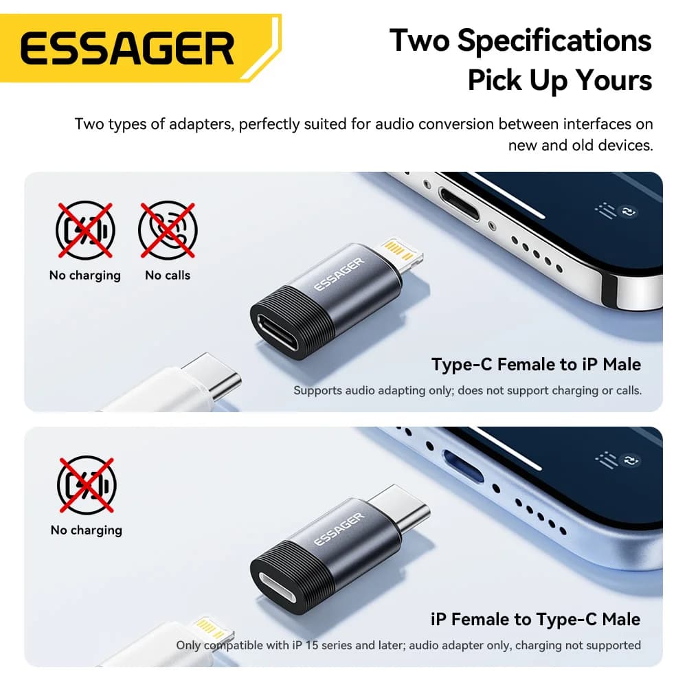 Adapter USB-C na Lightning za slušalke