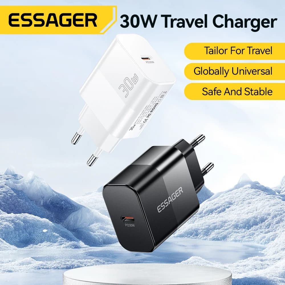 Potni polnilec USB-C PD 30W