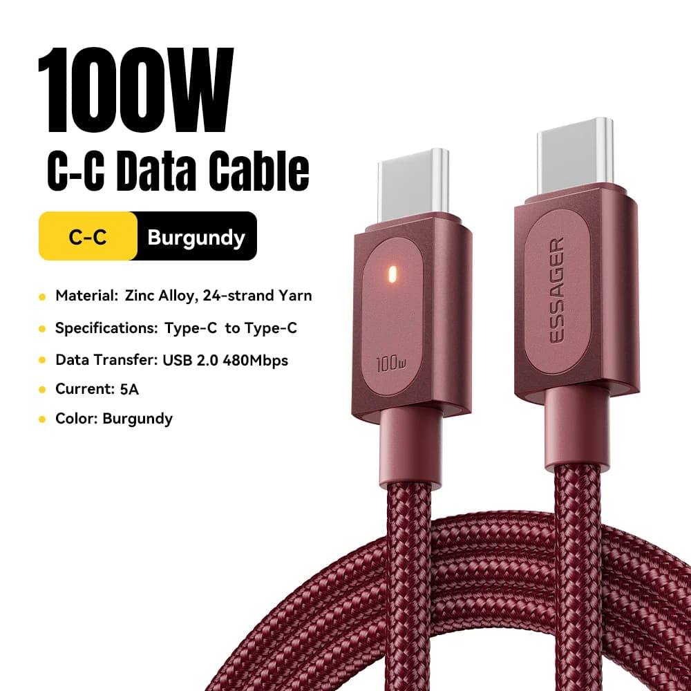 Kabel za hitro polnjenje USB-C na USB-C 100W